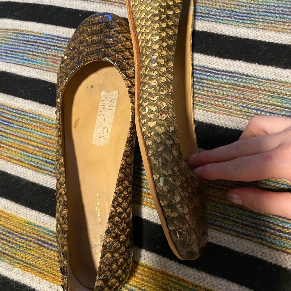 Devi Kroell Python Ballerina Flats - image 2